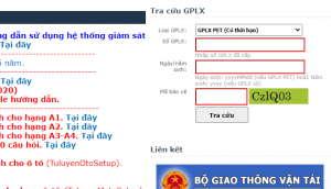 Kiểm tra qua Internet trên trang web uy tín của nhà nước có đuôi gov.vn