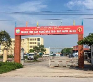 Trung tâm thi lái xe Học viện CSND tại Thanh Hóa