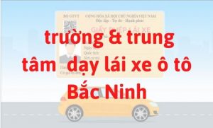 dạy và đào tạo bằng lái xe ô tô ở Bắc Ninh