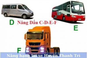 Nâng hạng bằng lái xe tại huyện Thanh Trì