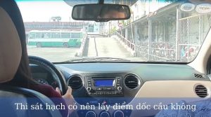 Thi sát hạch có nên lấy điểm dốc cầu không