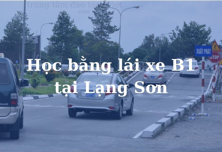 Học bằng lái xe B1 Tại Lạng Sơn