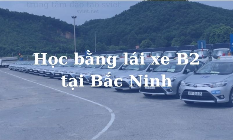 Học bằng lái xe B2 Tại Bắc Ninh