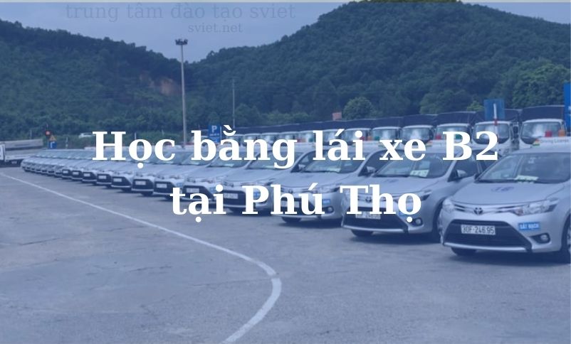 Học bằng lái xe B2 Tại Phú Thọ