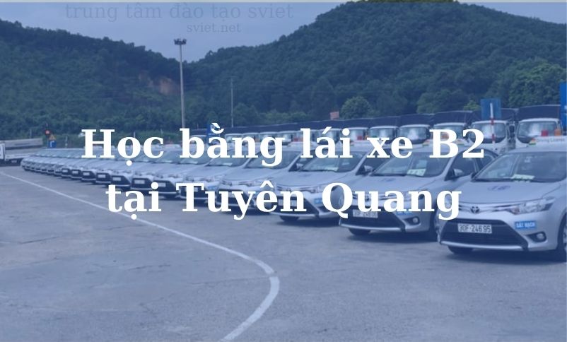 Học bằng lái xe B2 Tại Tuyên Quang