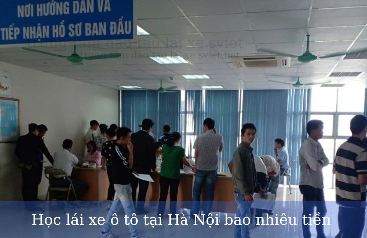 Học lái xe ô tô tại Hà Nội bao nhiêu tiền