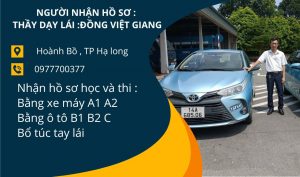Thầy dạy học lái xe ô tô B1 B2 C tại Quảng Ninh