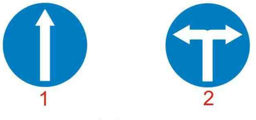 Biển nào (đặt trước ngã ba, ngã tư) cho phép xe được rẽ sang hướng khác?