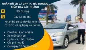 15 Học bằng lái xe ô tô B1 B2 C Huyện Gia Lộc Hải Dương mới nhất 2 Gia sư nhận hồ sơ và học lái xe ô tô hạng B1 B2 C tại Hải Dương.