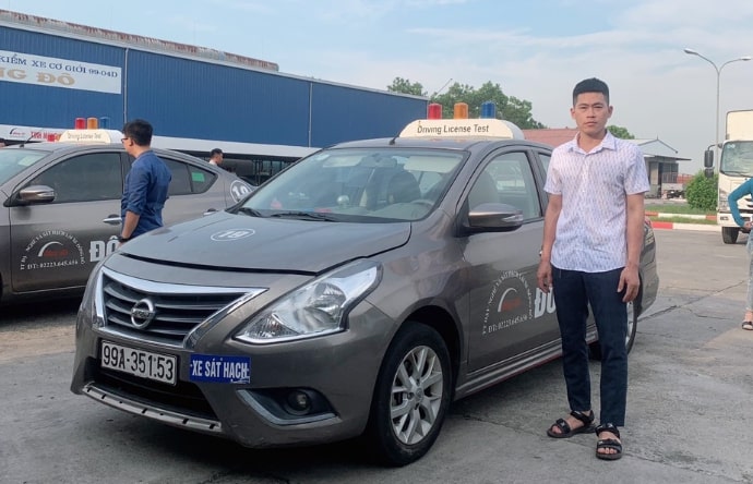 Thầy Giáp Thoại dạy bằng lái xe ô tô ở Bắc Ninh