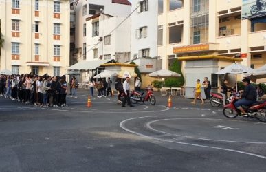 7 chỗ tập chạy lái xe máy vòng số 8 ở Hồ Chí Minh