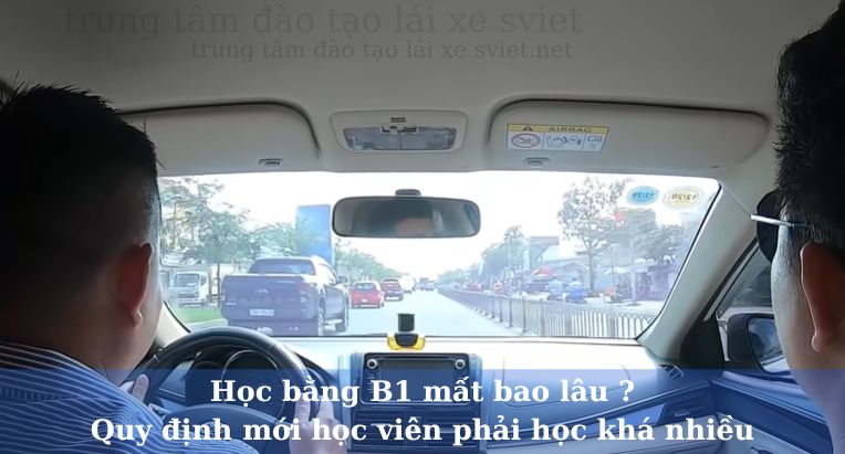 Học bằng lái xe ô tô B1 mất bao lâu và bao nhiêu buổi là xong