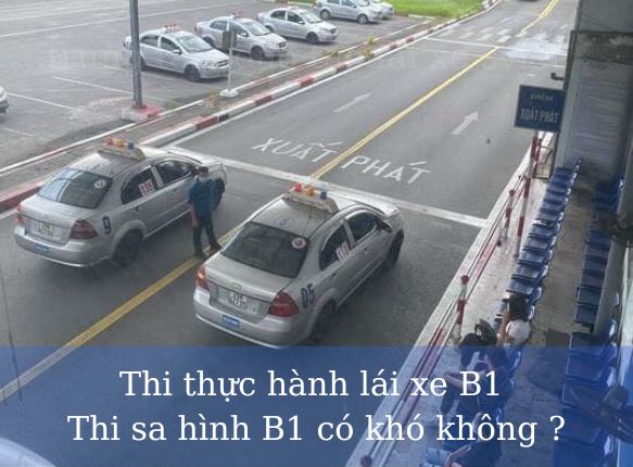 Hướng dẫn Thi thực hành lái xe B1 Thi sa hình B1